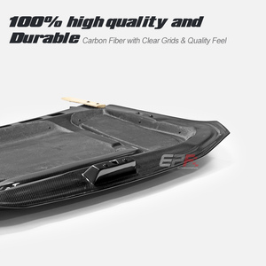 Nouveau capot avant en fibre de carbone pour WRX STI S4 VAB VAF EPA ATTK 2014-2018 avec boulons - Product Image 4
