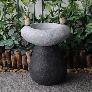 Fontaine à eau en résine avec éclairage Led et pompe, 2 m, produits de jardin, oiseau artificiel, décoration de maison - Product Image 3