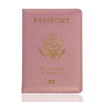 Couverture de passeport, porte-monnaie et documents, Design personnalisé, estampage à chaud, en PVC, mode,