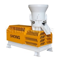 Machine à granulés d'aliments pour volailles de haute qualité Shenghong, granulateur d'aliments pour animaux, pelletiseur 1,5-2TPH 380/400/415V Henan