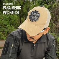 Patchs tactiques lumineux personnalisés en PVC pour vêtements, vestes, chapeaux, sacs à dos, en stock sur l'usine, avec fixation Velcro