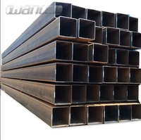 Profilés carrés en acier non allié, formés à froid, soudés par ERW et SAW, conformes à la norme EN10219-1, avec surface laminée à froid.