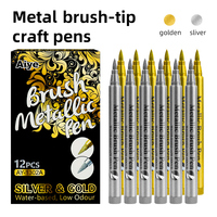 Marqueur de peinture métallique en gros Or Argent pour scrapbooking, cartes cadeaux, décorations de Noël, projets artistiques