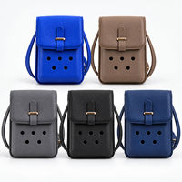 Sac bandoulière EVA pour téléphone 15x4x21cm, style urbain, pochette perforée, étanche pour voyage, shopping, vente en gros