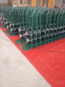 Penjualan laris troli tangan lipat perak murah dengan kapasitas 200 kg truk karung penghemat ruang untuk gudang & pengangkutan pengiriman - Product Image 5