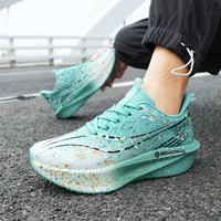 Chaussures de sport décontractées personnalisées 2024 pour hommes baskets de mode tissées volantes antidérapantes chaussures de loisirs à lacets respirantes