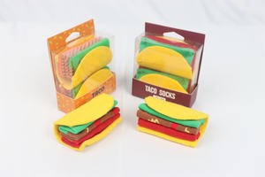Taco Sushi Calcetines Divertidos Pickle Taco Aguacate Regalos - Product Image 2