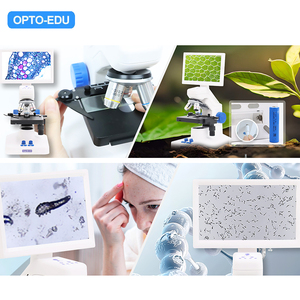 Microscopio Biologico Digitale OPTO-EDU A33.5130 con Schermo LCD IPS da <span class=keywords><strong>7</strong></span> Pollici, 550X HD 1080P, Porta-Obiettivi a 3 Fori, Obiettivo 40x per Laboratorio Studenti - Product Image 6