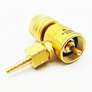 Válvula Redutora de Pressão de Gás para Tocha de Soldagem <span class=keywords><strong>MAPP</strong></span> Conexão Ativa Pagoda 4-6mm Válvula Reguladora de Pressão em Cobre - Product Image 4