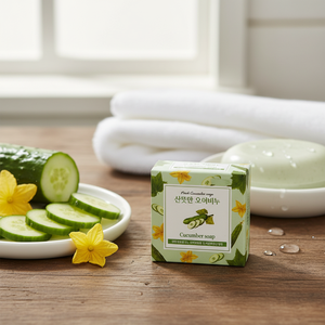Cellgreen 100g Cucumber <b>Soap</b>-Natural and Refreshing Skin Care - Product Image 3