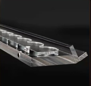 20-inch Moderne Klassieke Luxe Amerikaanse Acryl Mahjong Pushers Racks 4-delige Push Ruler Set Professionele Tegelarrangeur Draagbaar - Product Image 3
