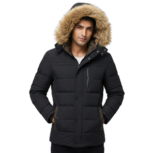Wholesale Waterproof Reflective Full-Print down Parkas Casual Plus-Size <b>Long</b>-Sleeved <b>Jackets</b> for <b>Man</b> - Product Image 1