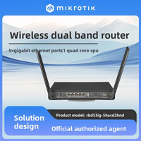 Router MikroTik RBD53iG-5HacD2HnD HAP Ac3 AC1200 Dual Band dengan 5 Port Gigabit PoE-in Out dan RouterOS