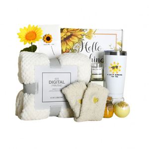 New Tumbler Bath Towel Set Women Relax Spa <b>Shower</b> Gift Box Set for Wholesale - Product Image 1