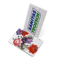 Carte de crédit d'affaires Usb 1gb 2gb 4gb 8gb 16gb 32gb 64gb 128gb Sublimation Usb Flash Drive Carte mémoire Usb Pen Drive Card