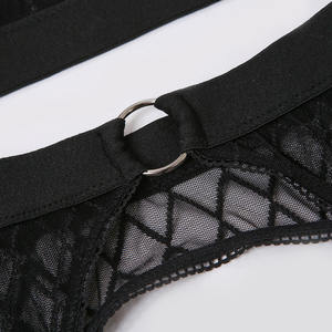 2022 Groothandel In Bulk 3 Sets Custom Private Label Sexy Kant Dames Erotische Lingerie Vrouwen - Product Image 6