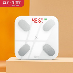 Báscula Inteligente Recargable para Grasa Corporal Picoc Mini-C, Precisión de 0.1 kg, Uso Doméstico, con Detección de Frecuencia Cardíaca - Product Image 1