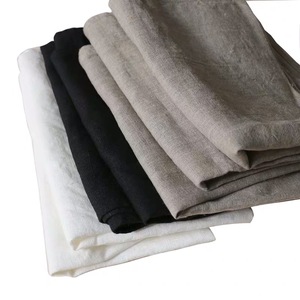 100% <span class=keywords><strong>nappe</strong></span> en <span class=keywords><strong>lin</strong></span> naturel pur élégant à manger couverture de Table décorative personnalisé pierre <span class=keywords><strong>lavé</strong></span> tissé uni couleurs unies - Product Image 5