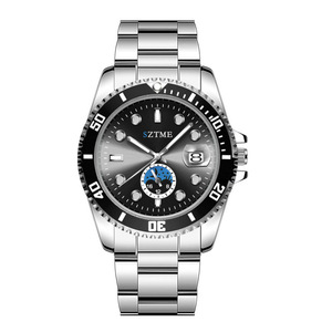 Reloj para hombre más vendido, modelo "Home Country", con tres agujas y función de calendario, correa clásica de aleación, reloj para hombre - Product Image 6