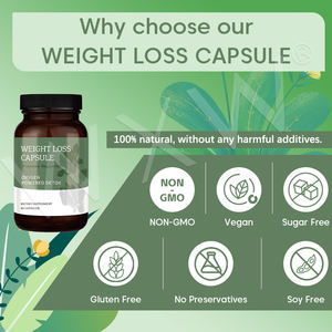 Las mejores cápsulas de desintoxicación personalizadas para perder peso, cápsulas fáciles de adelgazar, cápsulas para aumentar el metabolismo, píldoras para perder peso - Product Image 3