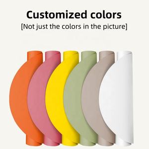 Tapete de <span class=keywords><strong>Yoga</strong></span> Arqueado Curvo de PU y Caucho Natural de Alta Calidad, Antidesgarro y Antideslizante, Ovalado Redondo para <span class=keywords><strong>Pilates</strong></span> y Entrenamiento en Casa - Product Image 4