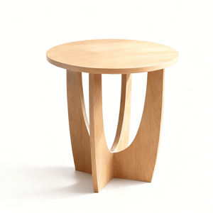 <span class=keywords><strong>Table</strong></span> basse ronde en bois de petite taille pour salon, décoration de salon, chambre à coucher, balcon, petite <span class=keywords><strong>table</strong></span> à thé - Product Image 4