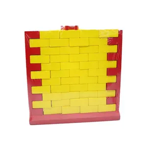 Blocs en bois empilables, jeu de briques murales, pour enfants, pièces