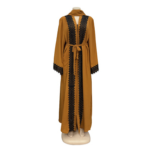 Nouvelle Robe Ample en Mousseline Imprimée Florale Africaine pour <span class=keywords><strong>Femme</strong></span>, Confortable, Antistatique, avec Ceinture, Idéale pour les Fêtes, Collection Été-Automne - Product Image 4