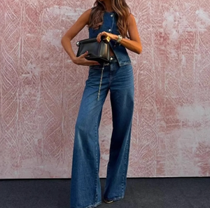 Ensemble jupe longue et cardigan boutonné en dentelle ajourée, style décontracté et <span class=keywords><strong>sexy</strong></span>, nouvelle collection européenne et américaine, pour <span class=keywords><strong>femme</strong></span> élégante - Product Image 4