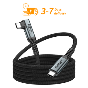 Muestra gratuita SUNGUY Cable de carga rápida tipo C de 100W 5A, cable de datos USB C de aluminio para teléfonos y portátiles - Product Image 1