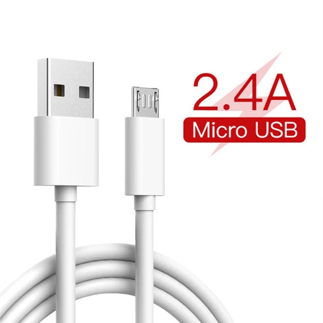 2.4A Original Micro Usb Cable Data Sync Phone Charger Cable for Samsung S7 Huawei Xiaomi Tablet Mobile Phone Fast Charging Cable