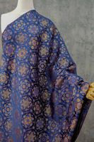 Tissu Jacquard Élégant en Gros, Tissé 100% Polyester, Tissu Jacquard Coloré Teint en Fil, Brocart pour Robe Africaine
