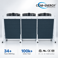 Condenseur Com-Energy - Condenseur à air refroidi haute efficacité FNV/W avec tubes en cuivre, ailettes en aluminium et ventilateurs axiaux