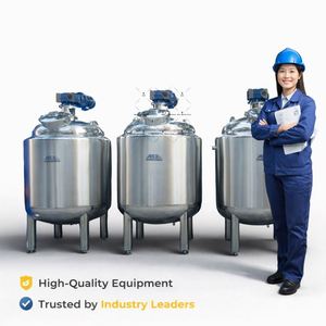 Stainless Steel Electric <b>Heating</b> Adhesive Glue Mixing Tank With Scraper Mixer - Product Image 6