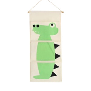 Sac de rangement mural en coton et lin avec motif animalier pour chambre d'enfant - Product Image 5