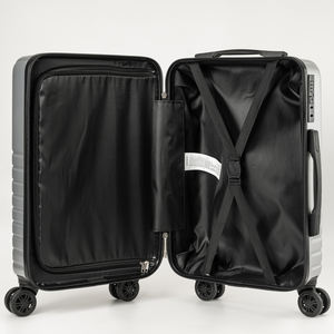 Mala de Viagem de Luxo com Rodas Giratórias de 20 Polegadas em ABS com Fechadura TSA, Forro de Poliéster, Alça Macia e 4 Rodas - Product Image 5