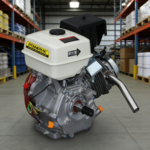 Motor marino de gasolina Powerac de 15 HP y 418 cc, refrigerado por aire, EURO 5, 4 tiempos, arranque eléctrico, certificado CE, nuevo para embarcaciones, eje largo - Product Image 1