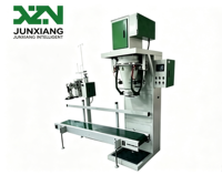Báscula de Llenado y Empaquetado Cuantitativo sin Tolva DCS W 50, Máquina de Pesaje y Empaquetado de Gránulos de 10-50 KG, Acero al Carbono Anticorrosión