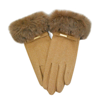Gants d'hiver chauds 100 % coton à doigts complets, disponibles en gros, ajustables, personnalisables et tendance