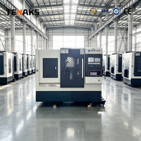Tour CNC à banc incliné haute précision TENAKS FCK40, structure de banc intégrée à 45 degrés, centre de tournage métallique haute vitesse et haute précision GSK