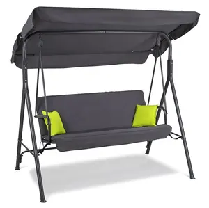 Giá Rẻ Bán Hot Top Chất Lượng Patio Nội Thất 3 Chỗ Ngồi Vườn Đu Ghế - Product Image 3