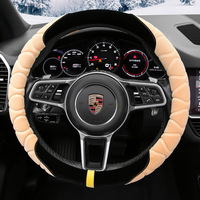 Housse de volant de voiture universelle en cuir pour Nissan Mercedes Benz pour Civic 2022 - Antidérapante, facile à nettoyer, plusieurs couleurs