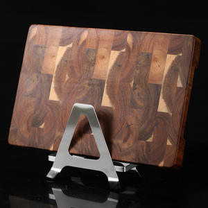 Modern Triangular <b>Pot</b> <b>Lid</b> Rack With Stand <b>For</b> Kitchen Storage Cutting Board <b>Holder</b> Stainless Steel Draining Rack - Product Image 1