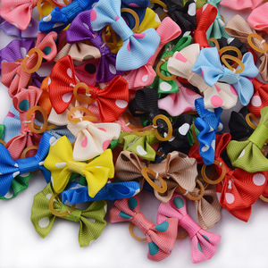 colorful Cute Maltese <b>Bow</b> <b>dogs</b> <b>hair</b> ties Daily use Soft Elastic Adjustable <b>dog</b> grooming <b>hair</b> bands - Product Image 4