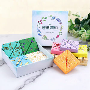 Marque privée Comprimés Spa <span class=keywords><strong>Douche</strong></span> Vapeur Huile Essentielle Pure Plantes Végétaliennes Biologique Relaxant Hydratant Lavande Aromathérapie - Product Image 1