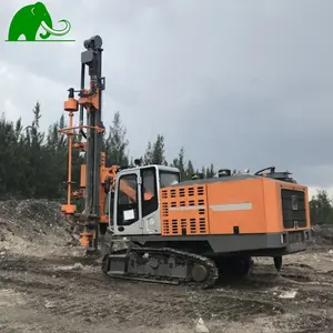 Completa Hidráulica ZEGA Superfície Crawler Top-hammer Perfuração Rig para Golden Mine Cadeia 30 Mm para Coal Mining Soilmec Bomba Diesel 75mm