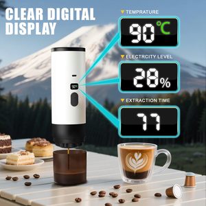 Cafetera Eléctrica Portátil 3 en 1, Cafetera de Viaje para Acampar, Cafetera para Auto con Autocalentamiento y USB-C - Product Image 4