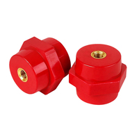 Aisladores Eléctricos de Plástico Directo de Fábrica, SEP35*40 DMC Hex, Soporte para Barra Colectora, Aisladores de Barra Colectora con Pernos, OEM y ODM