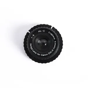 Lentes óticas holga 60mm f/1:8, grande angular, manual, lente de foco fixo para câmera canon dslr