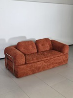 Sofá Cama Convertible CHEERMAN Chesterfield de Diseño Moderno, Ahorra Espacio, Ecológico, Modular, Relleno de Espuma y Tapizado en Tela